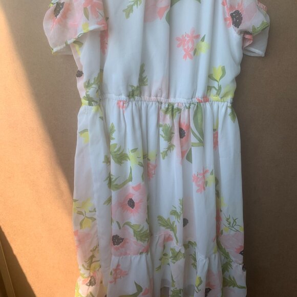Children's Place Off The Shoulder Summer Floral Dress - Picture 3 of 3